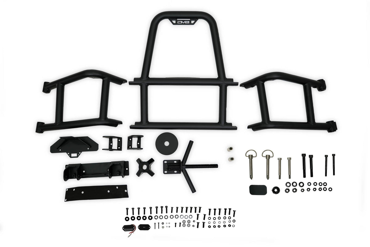 2007 2018 Jeep Wrangler Body Mounted Tire Carrier DV8 Offroad