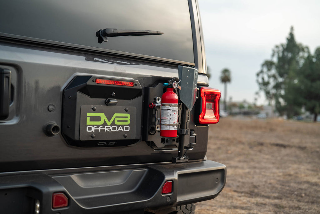 2018 2025 Jeep Wrangler JL Tailgate Reinforcement Molle Panel DV8 Offroad