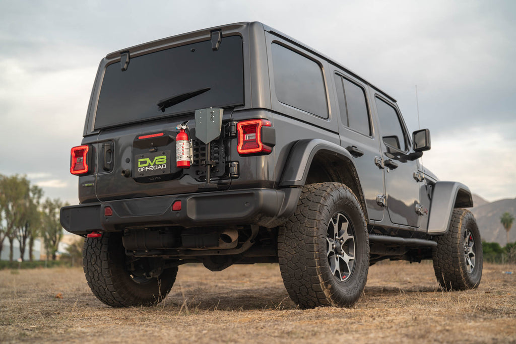 2018 2025 Jeep Wrangler JL Tailgate Reinforcement Molle Panel DV8 Offroad