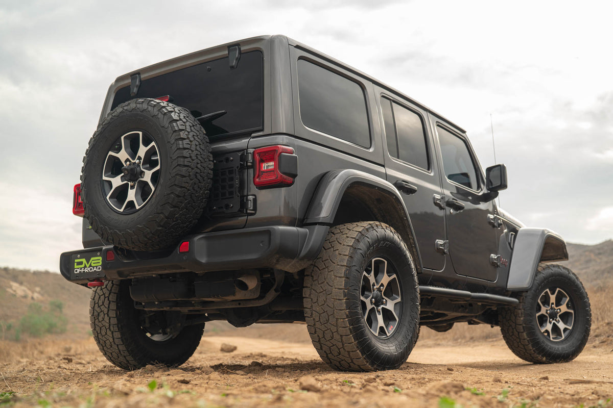 2018 2025 Jeep Wrangler JL Tailgate Reinforcement Molle Panel DV8 Offroad