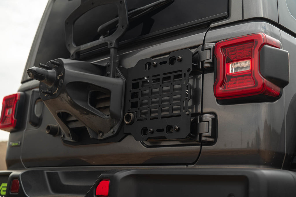 2018 2025 Jeep Wrangler JL Tailgate Reinforcement Molle Panel DV8 Offroad