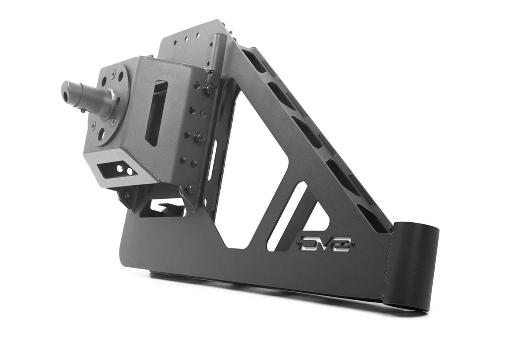 2018 2025 Jeep Wrangler JL, JLU Mto Series Bumper Spare Tire Swing Gate DV8 Offroad