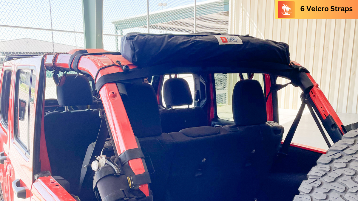 Tailgate Tent, Rain Cover, Awning For All Jeep Wranglers and UTV's Gray Trail Gear Oasis