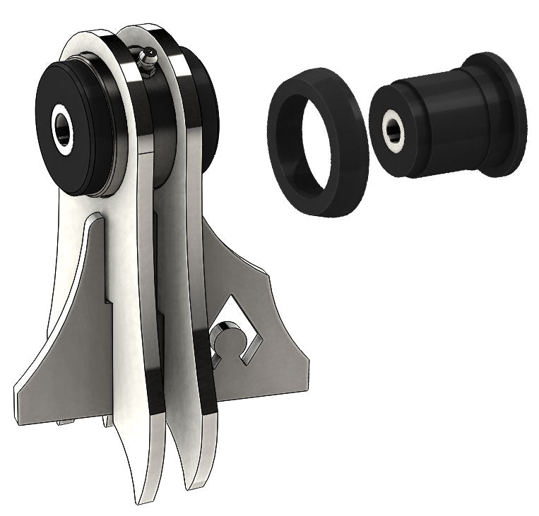TJ Front Axle UCA Replacement - RockJock Johnny Joints (Both Sides) Artec Industries