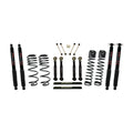 4 Inch Dual Rate Long Travel One Box Kit w/Adjustable Front and Rear Lower Flex Links Shocks TJ/LJ 1997-2002 Jeep Wrangler Skyjacker