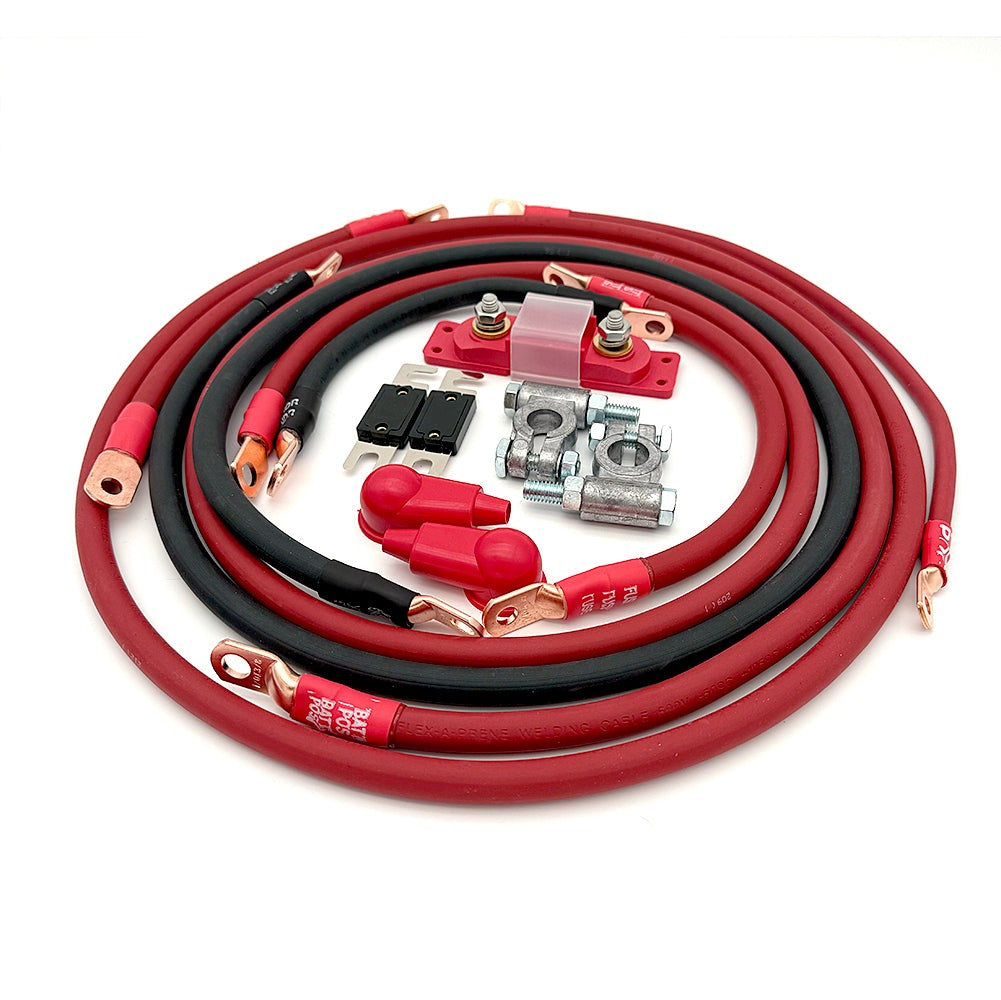 2001-2007 Toyota Sequoia Battery Cable Kit Gen 1 4.7 Liter 2 Gauge Battery Cable Big7Kits