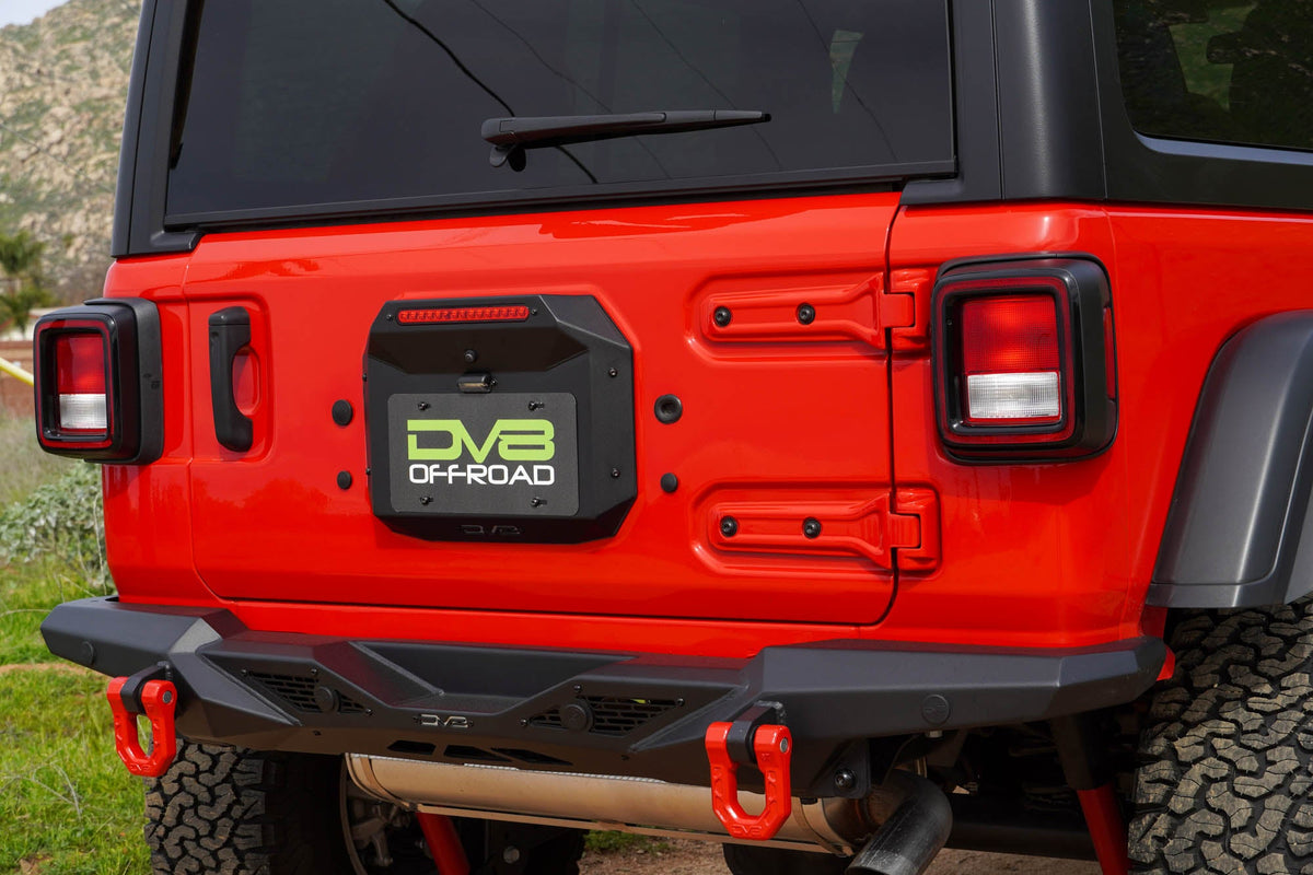 2018 2025 Jeep Wrangler JL JLU Spare Tire Delete DV8 Offroad