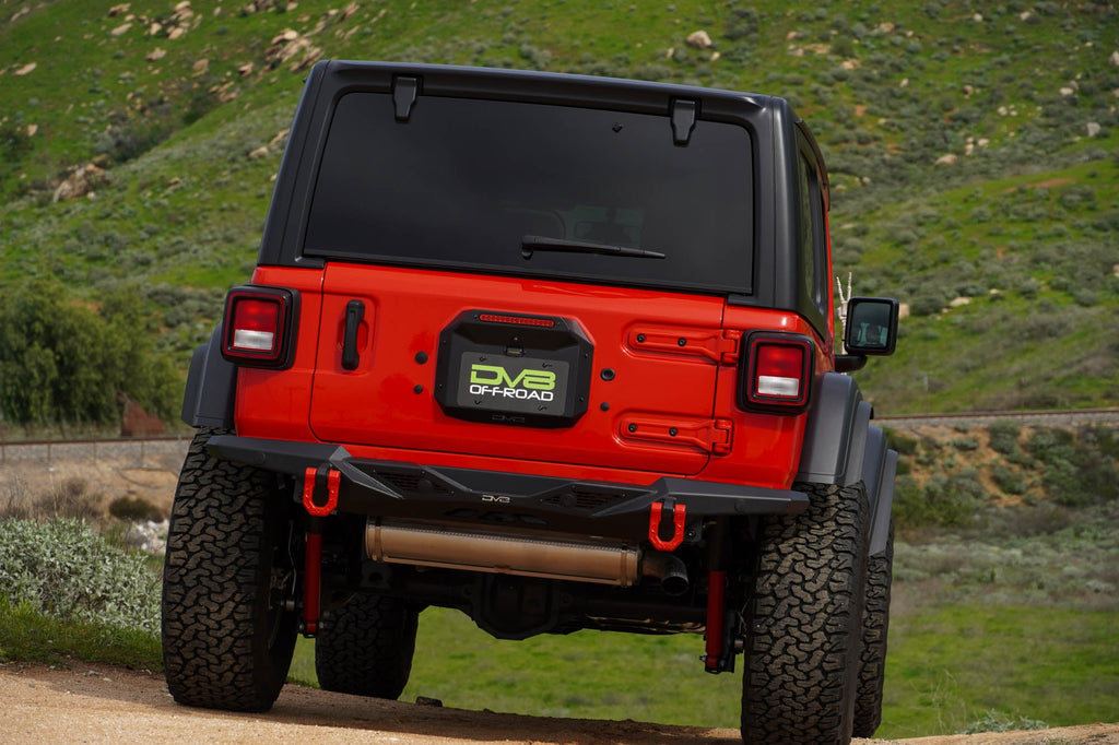 2018 2025 Jeep Wrangler JL JLU Spare Tire Delete DV8 Offroad