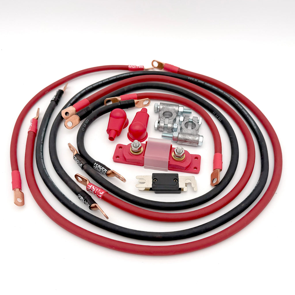 2005-2015 Toyota Tacoma Battery Cable Kit Gen 2 4.0 Liter 2 Gauge Battery Cable Big7Kits