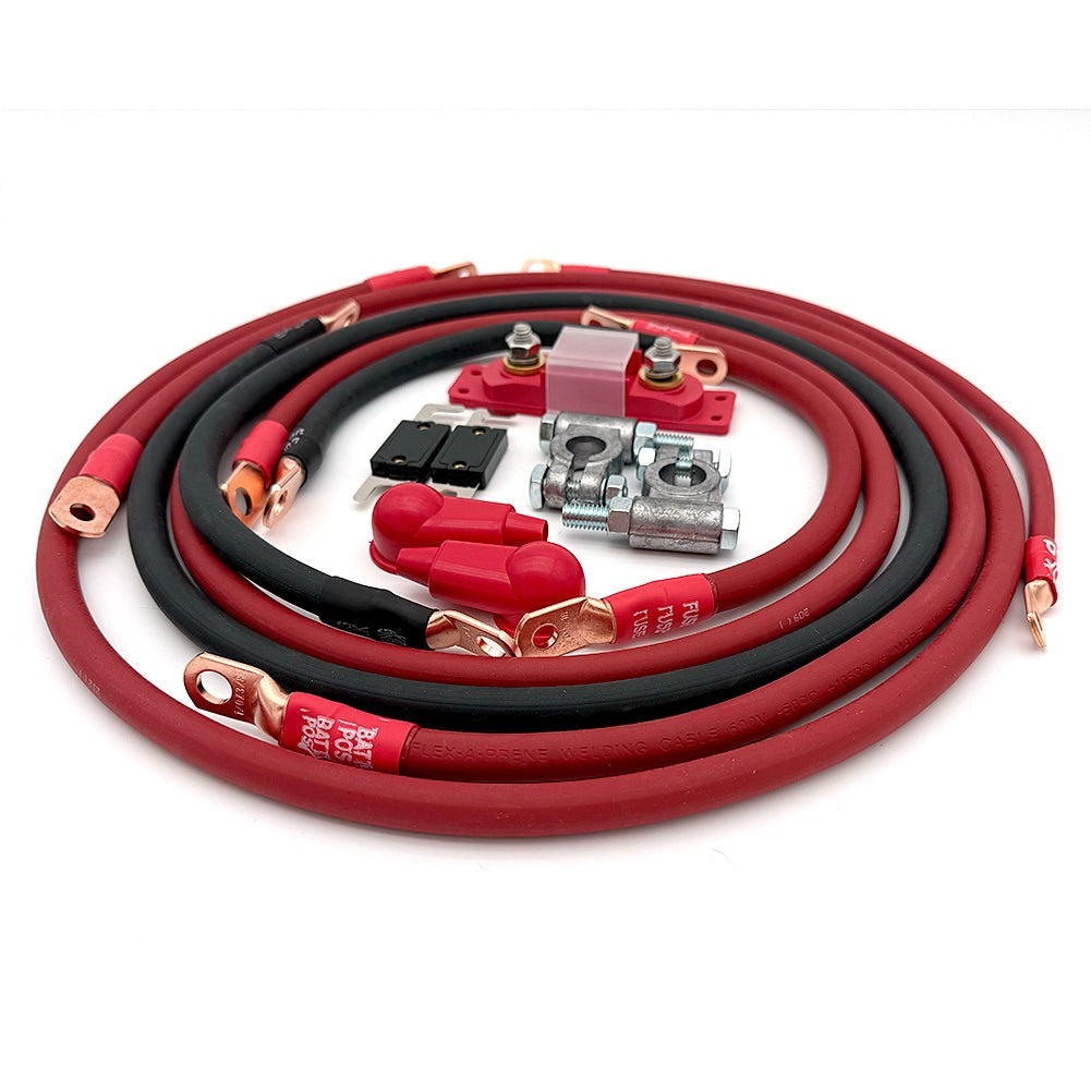 2000-2006 Toyota Tundra Battery Cable Kit Gen 1 4.7 Liter 2 Gauge Battery Cable Big7Kits