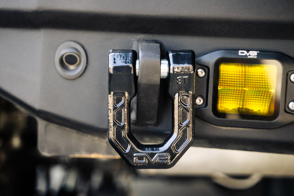 Red DV8 Elite Series D Rings (Pair) DV8 Offroad