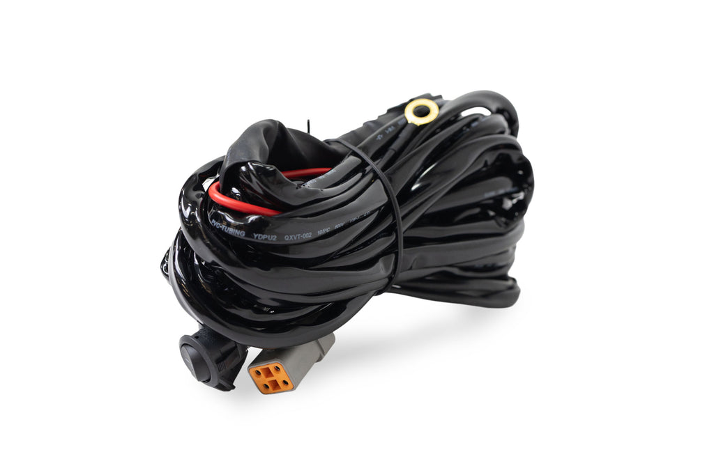 40 AMP DTP 4 Inch Pin Halo Light Harness DV8 Offroad