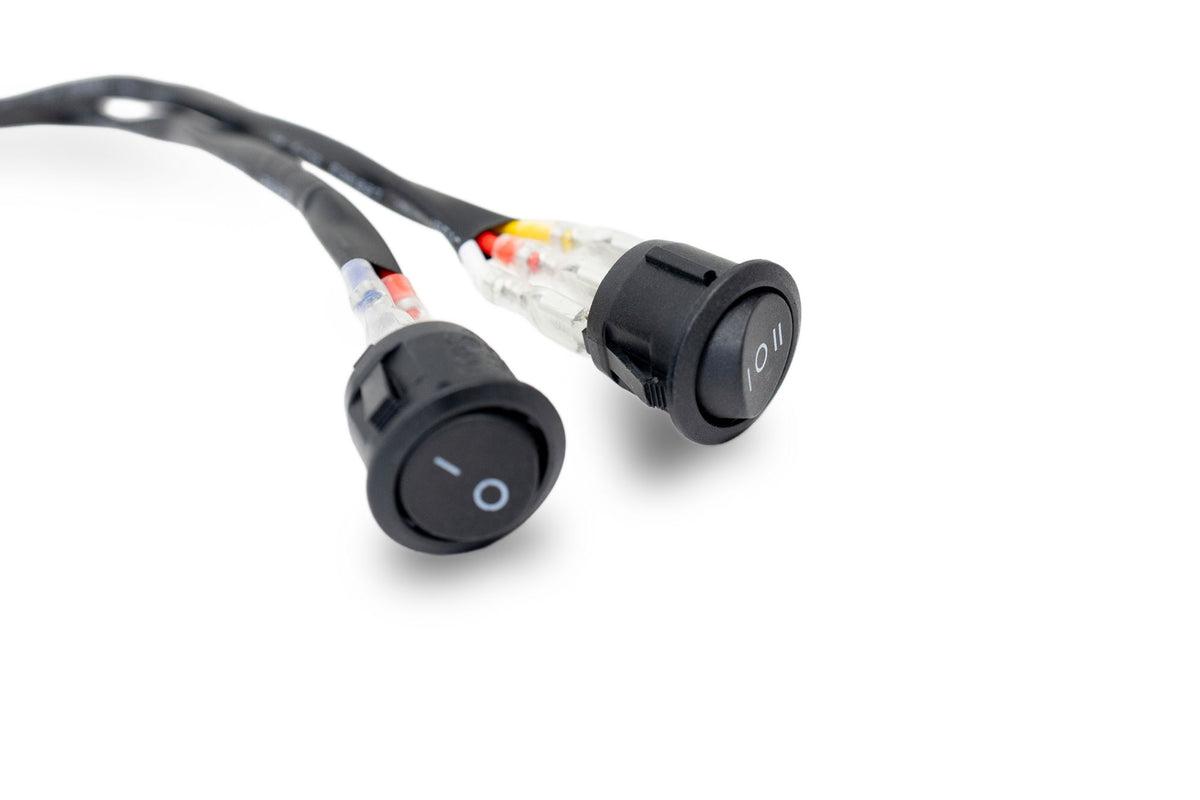 40 AMP DTP 4 Inch Pin Halo Light Harness DV8 Offroad