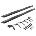 V3 Series Aluminum 5 Inch Elipse Side Steps with Mounting Brackets Textured Black 2019-2025 Ford Ranger Go Rhino