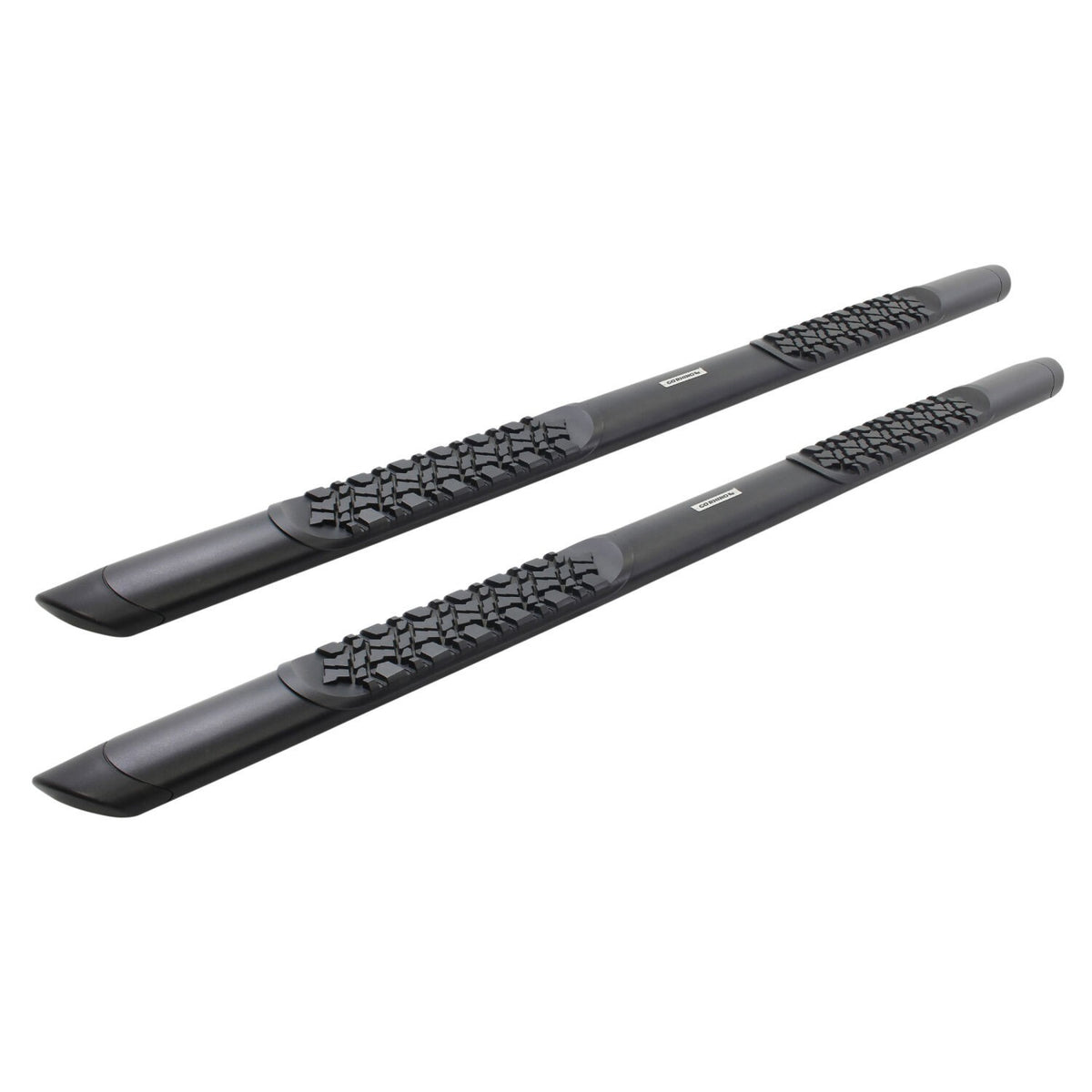 V3 Series Aluminum 5 Inch Elipse Side Steps with Mounting Brackets Textured Black 2004-2014 Ford F-150 Extended Cab Go Rhino