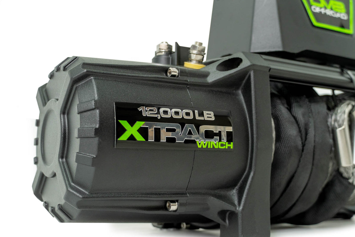 Xtract 12k Synthetic Rope Winch DV8 Offroad
