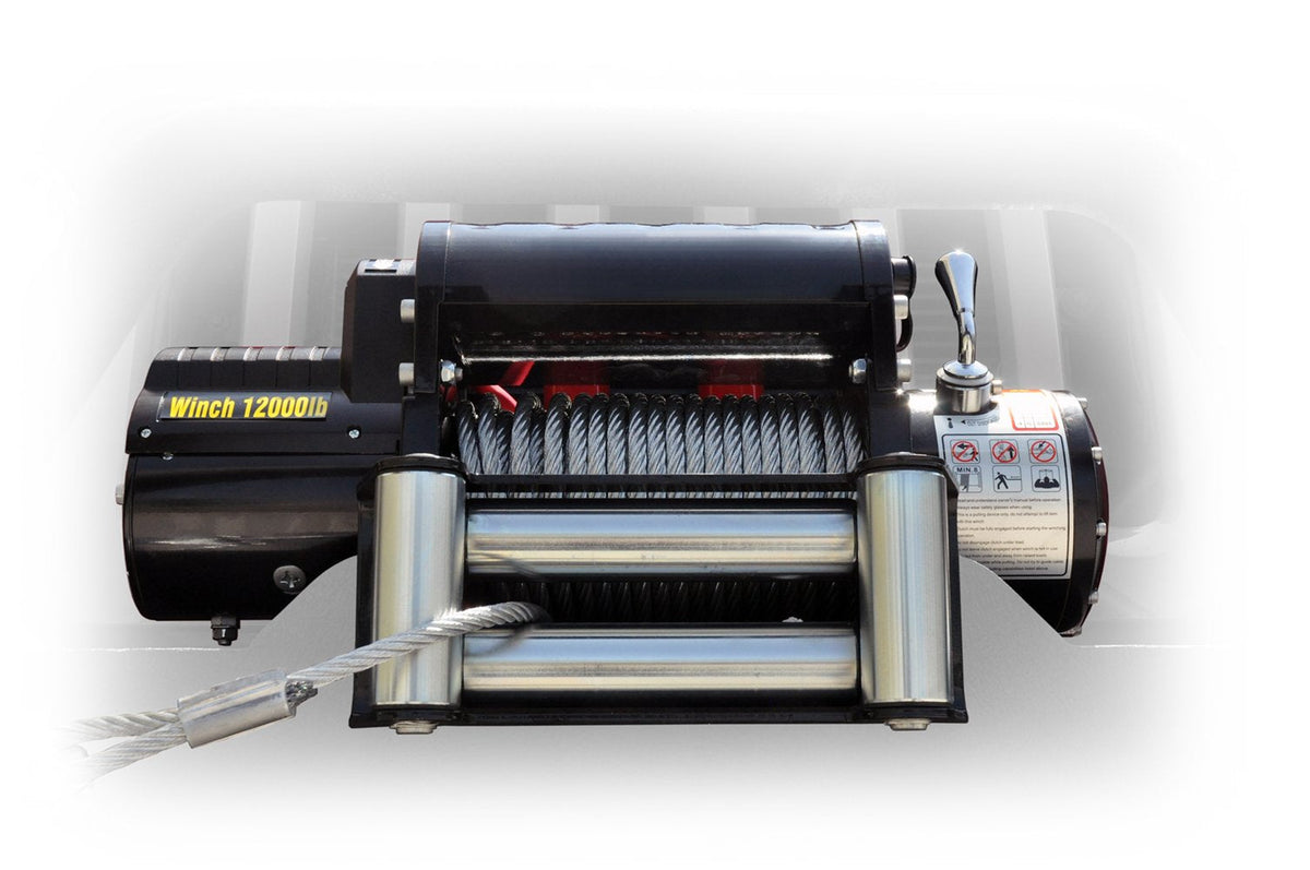 12,000 lbs. Winch with Steel Cable DV8 Offroad