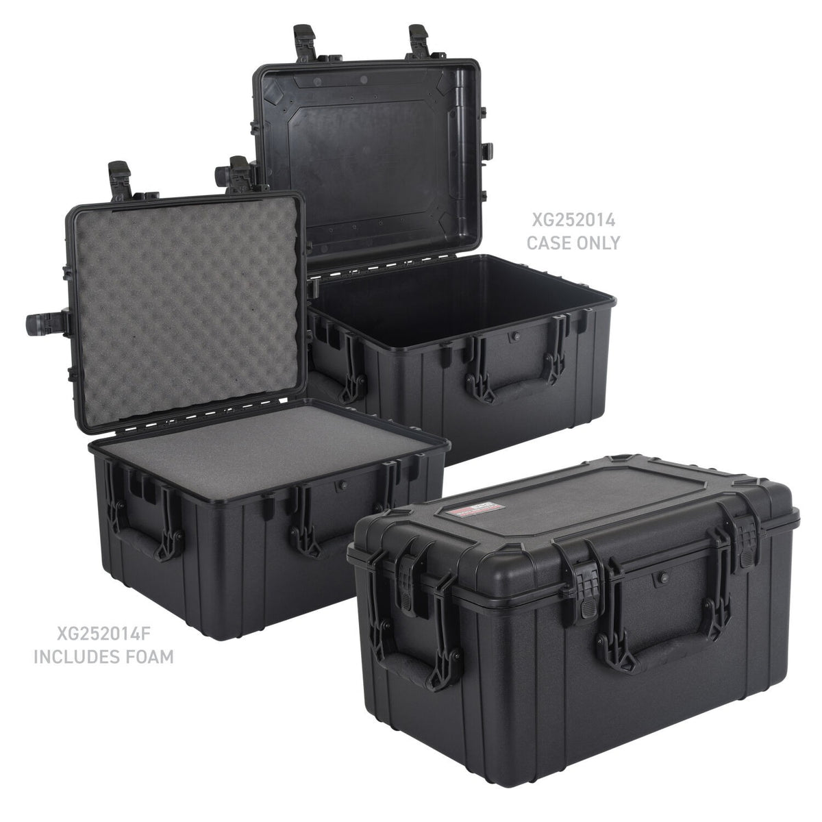 Xventure Gear Hard Case With Foam X Large Box 25 Inch Textured Black Go Rhino
