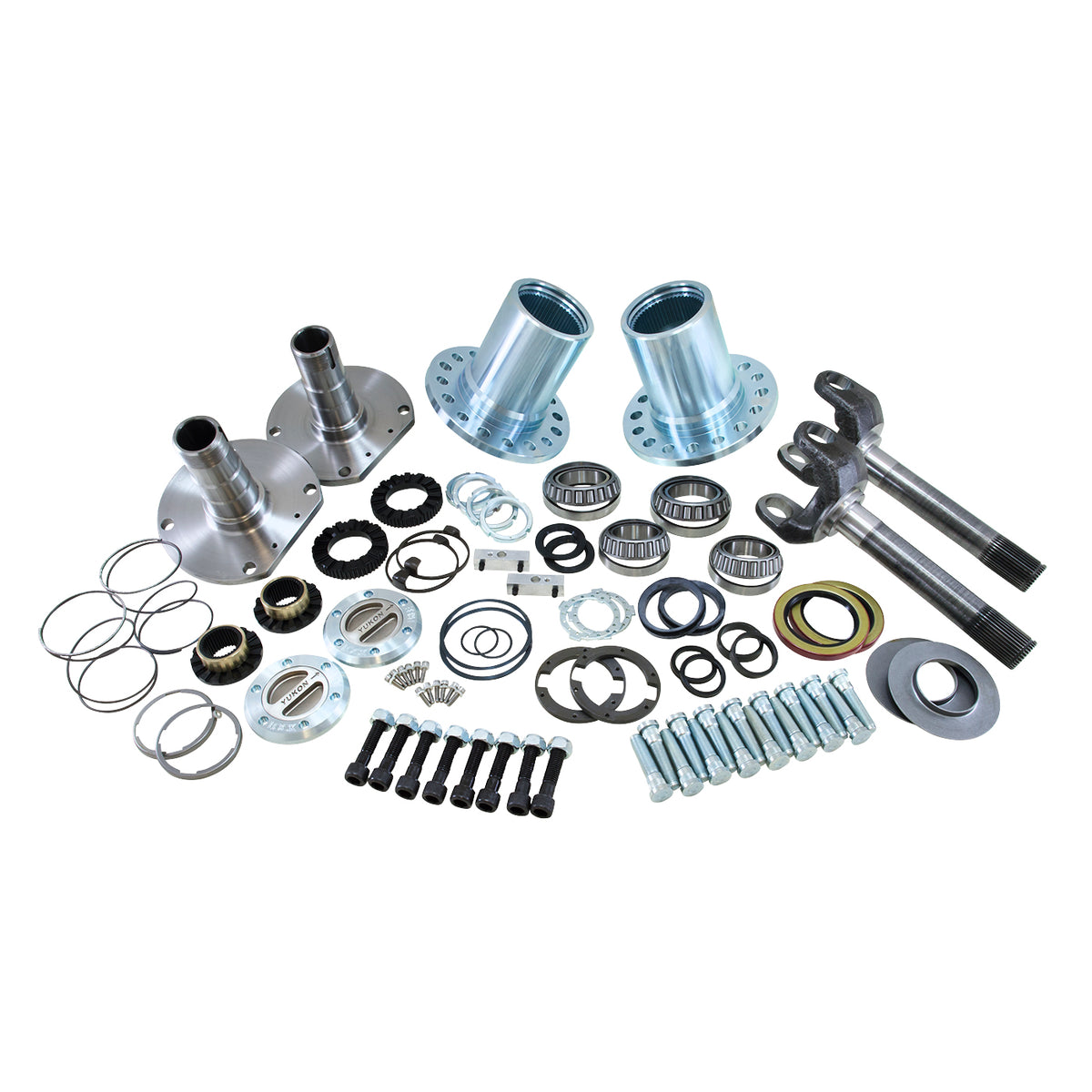 Spin Free Locking Hub Conversion Kit For 2012-2017 Dodge 2500/3500 Srw 2012-2018 Dodge 2500/3500 Srw Spin Free Kit 8 Lug W/ ABS Yukon Gear