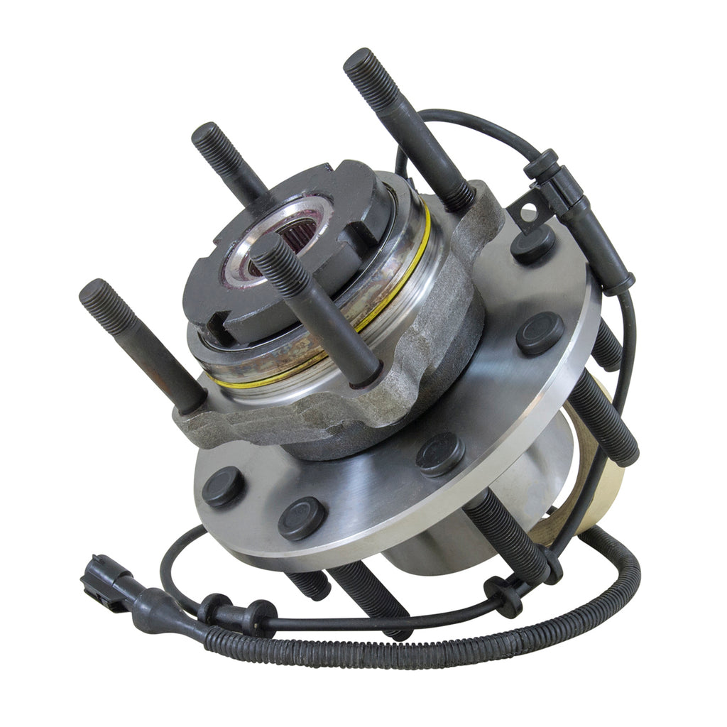 Front Unit Bearing & Hub Assembly 99-05 F250/F350/F450/F550 W/4wheel ABS '99-'05 Ford F250 F350 F450 & F550 Front Wheel Bearing & Hub Assy M14x1.5 Wheel Studs 4 Wheel ABS. Yukon Gear