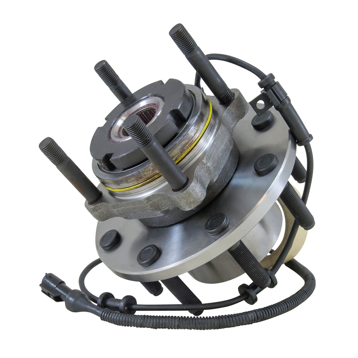 Front Unit Bearing & Hub Assembly 99-05 F250/F350/F450/F550 W/4wheel ABS '99-'05 Ford F250 F350 F450 & F550 Front Wheel Bearing & Hub Assy M14x1.5 Wheel Studs 4 Wheel ABS. Yukon Gear