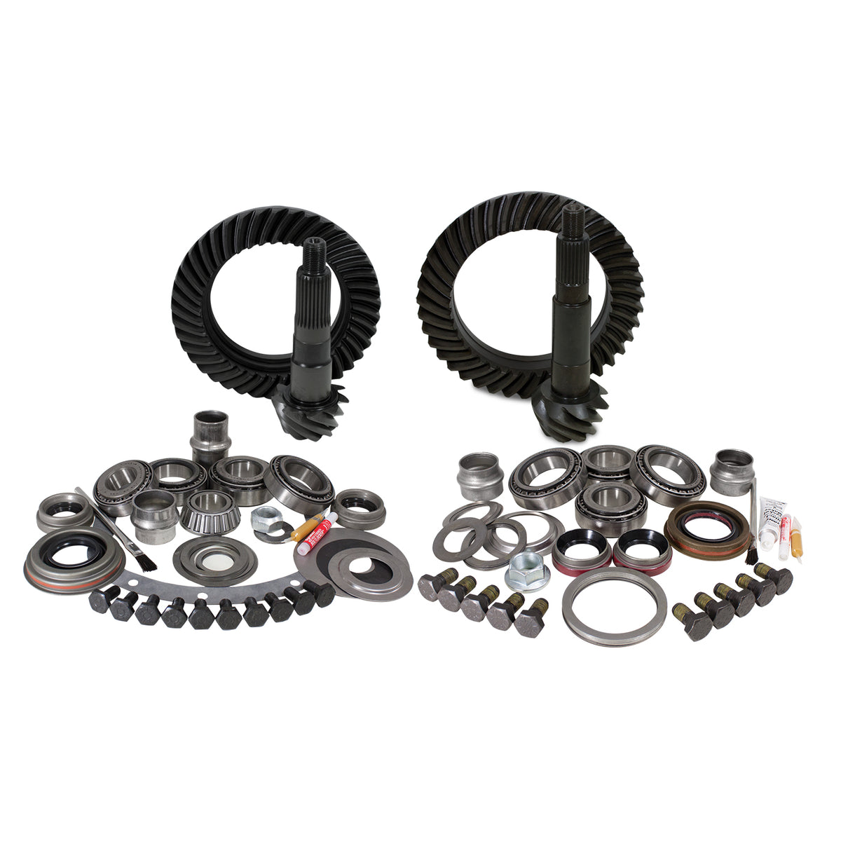 Gear & Install Kit Dana 30 Front/Model 35 Rear Jeep Xj & Yj 4.56 Ratio Xj Yj D30 Rev/M35 Gear/Kit Package 4.56 Yukon Gear