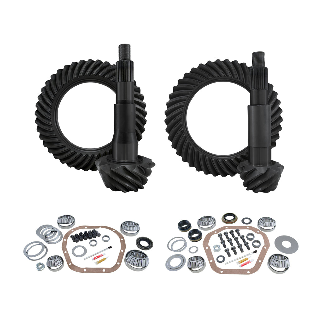 Re-Gear & Installation Kit Dana 60 2008-2010 Ford F250/F350 4.30 Thick 08-10 F250 & F350 Srw 4.30 Thick Complete Gear/Kit Package F10.5/ D60 (4.10&Down Front Case) Yukon Gear