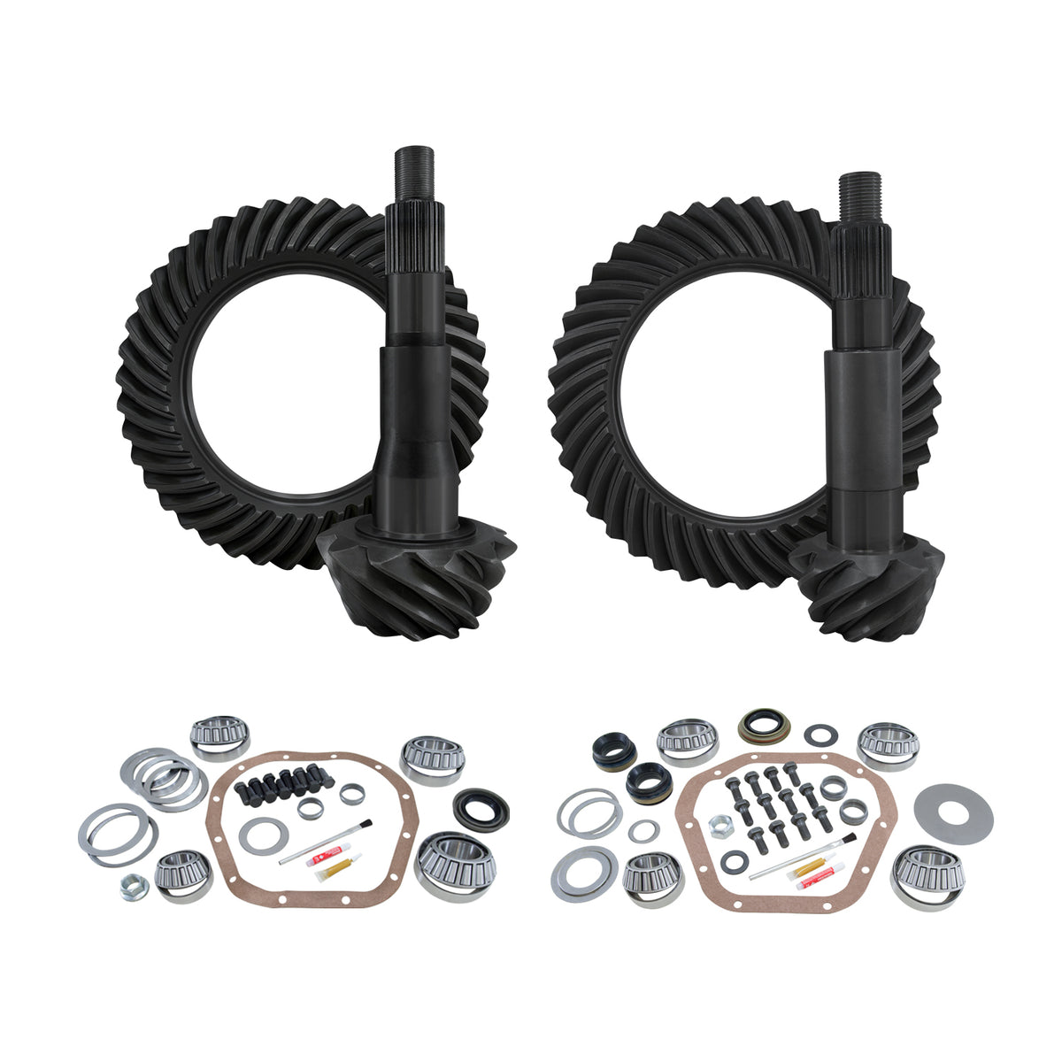 Re-Gear & Installation Kit Dana 60 2008-2010 Ford F250/F350 4.30 Thick 08-10 F250 & F350 Srw 4.30 Thick Complete Gear/Kit Package F10.5/ D60 (4.10&Down Front Case) Yukon Gear