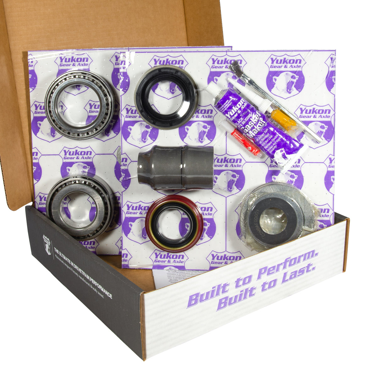 9.75 Inch Ford 3.55 Rear Ring & Pinion Install Kit 34 Spline Posi 2.99 Inch Axle Bearing 9.75 Inch Ford 3.55 Rear R&P Gear/ Install Kit Package W/ T/L Posi & Ak 1561 (2.985 Inch Od) '00-'10 Trucks Yukon Gear