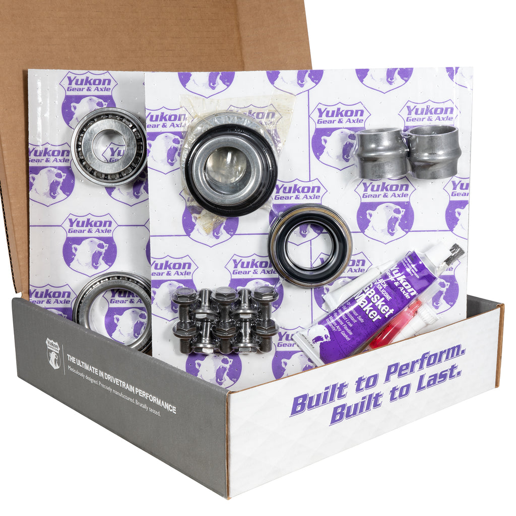 Ring & Pinion Gear Kit Package Front & Rear With Install Kits - Toyota 8.4/8 Inch IFS Toyota 05-15 Tacoma (8.4/8 Inch ifs) 4.56 Ratio Gear Package (Fits 3.91 & Up Front Case) Yukon Gear