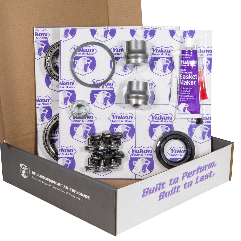 Ring & Pinion Gear Kit Package Front & Rear With Install Kits - Toyota 8.2/8 Inch IFS Toyota 2010& Up 4RUNNER/ Fj Cruiser W/ Locker (8.2/8 Inch ) 4.56 Gear Package (For 3.73& Dwn Front Case) Yukon Gear