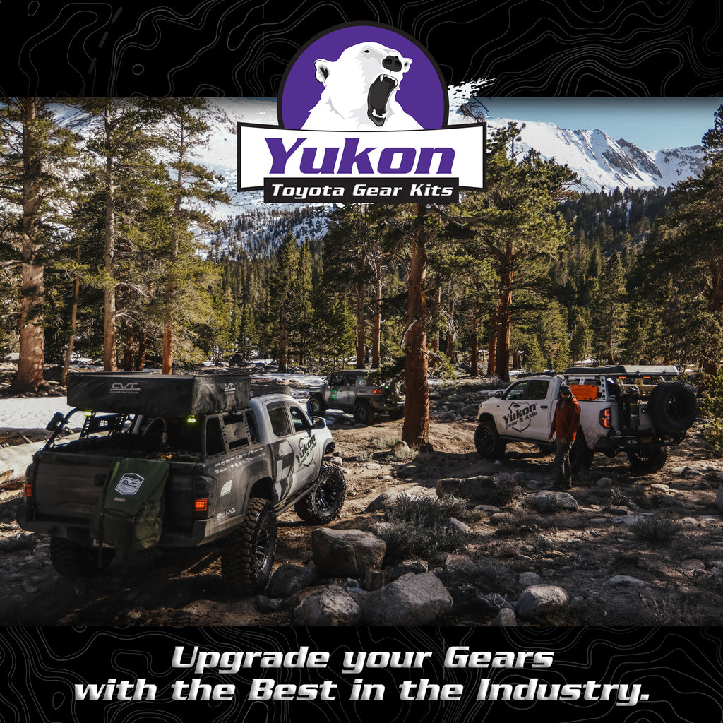 Ring & Pinion Gear Kit Package Front & Rear With Install Kits - Toyota 8.2/8 Inch IFS Toyota 2010& Up 4RUNNER/ Fj Cruiser W/ Locker (8.2/8 Inch ) 4.88 Gear Package (For 3.73& Dwn Front Case) Yukon Gear