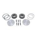 Hardcore Drive Flange Kit Dana 44 19- Spline Outer Stubs With Engraved Caps Hardcore Flange Set D44 & GM 8.5 19 Spline Engraved Both Sides Yukon Gear