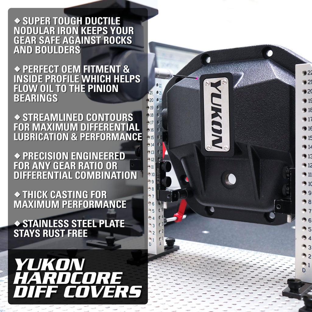 Hardcore Diff Covers For 11.5 & 11.8 GM Dodge RAM Differentials 11.5 Inch & 11.8 Inch AAM Nodular Iron Differential Cover GM Dodge RAM Applications Yukon Gear