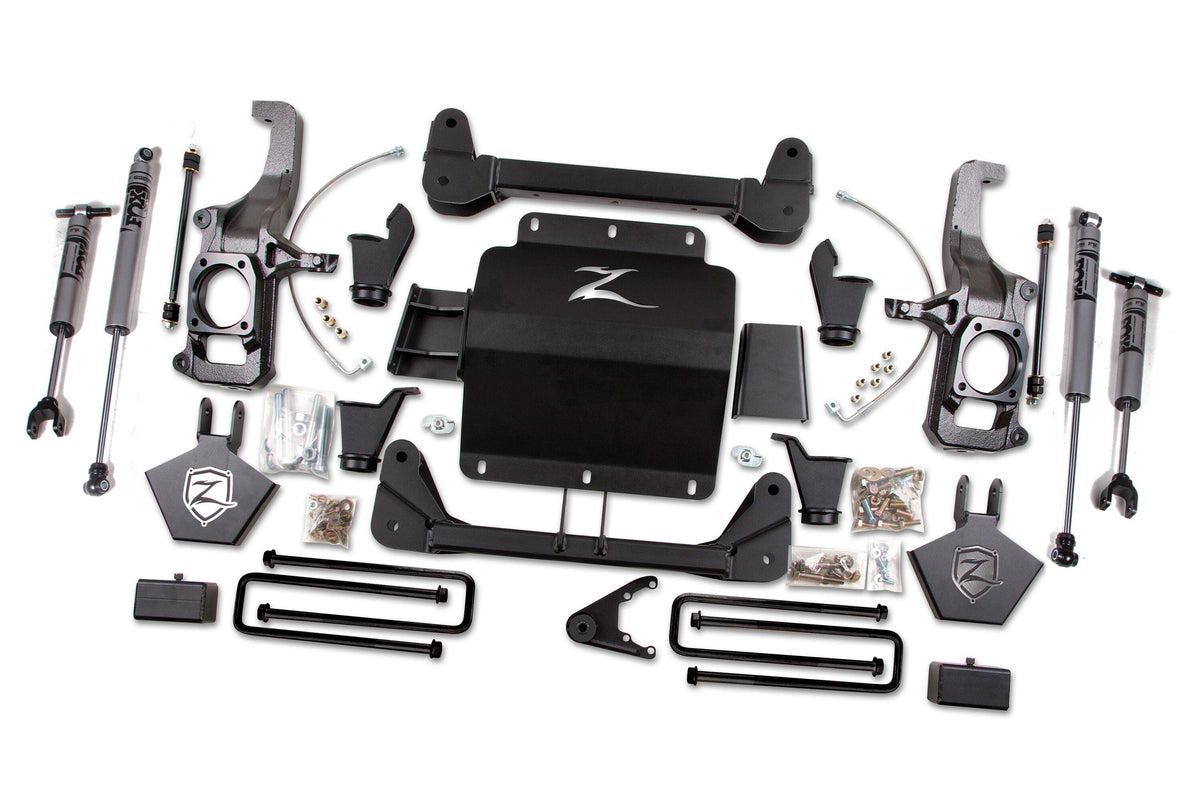 11-19 Silverado/Sierra 2500HD/3500HD 5.0 Inch Torsion Bar Drop Lift Kit Without Top Overload Zone Offroad