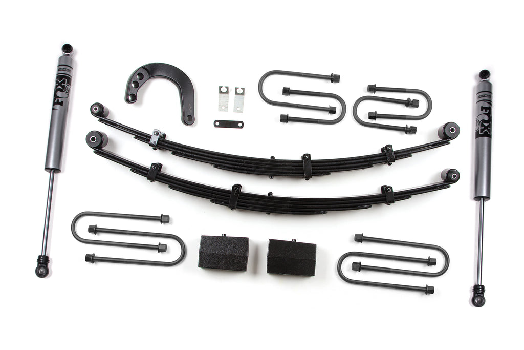 4 Inch Leaf Spring Lift Kit 73-76 Chevy 3/4 Ton Zone Offroad
