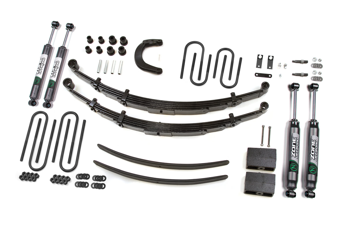 77-87 Chevy 3/4 Ton 6 Inch Leaf Spring Lift Kit Zone Offroad