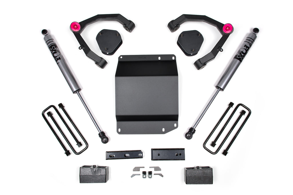 07-13 Silverado/Sierra 1500 4WD 3.5 Inch UCA Lift Kit Zone Offroad