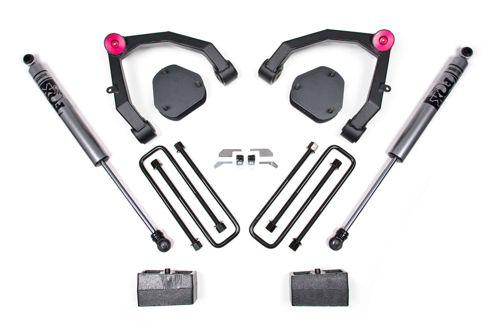 07-13 Chevy 1500 2WD 3.5 Inch Lift Kit UCA System Zone Offroad