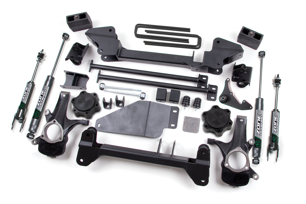 99-06 K1500 00-06 Silverado/Sierra 1500 6 Inch Torsion Bar Drop Lift Kit Zone Offroad