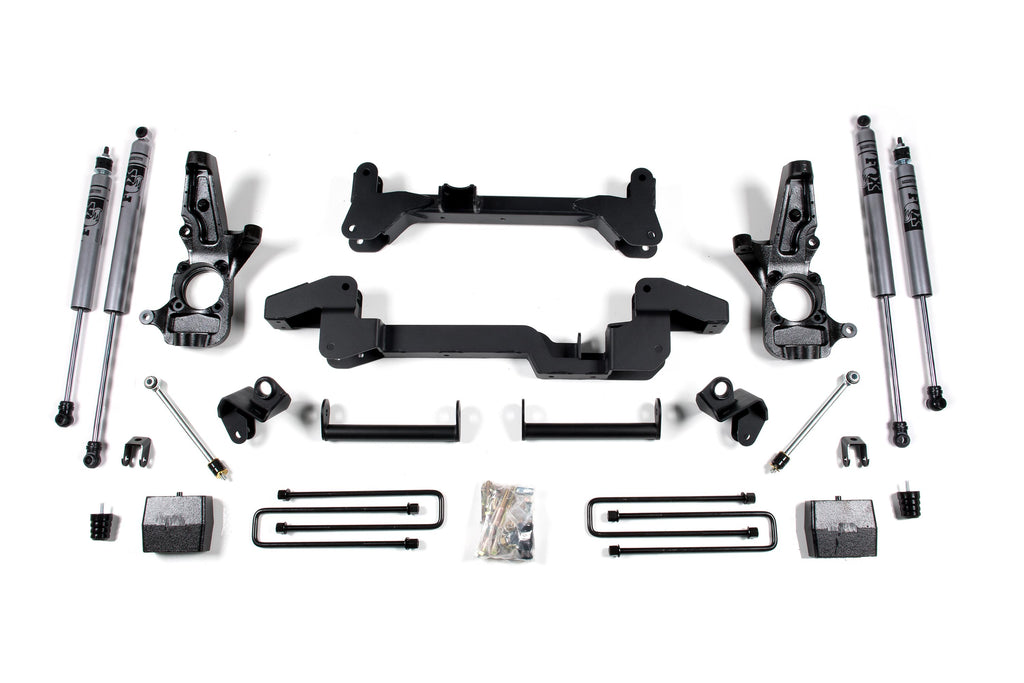 01-10 Silverado 1500/2500 HD/3500 HD 2WD 6 Inch Lift Kit Zone Offroad