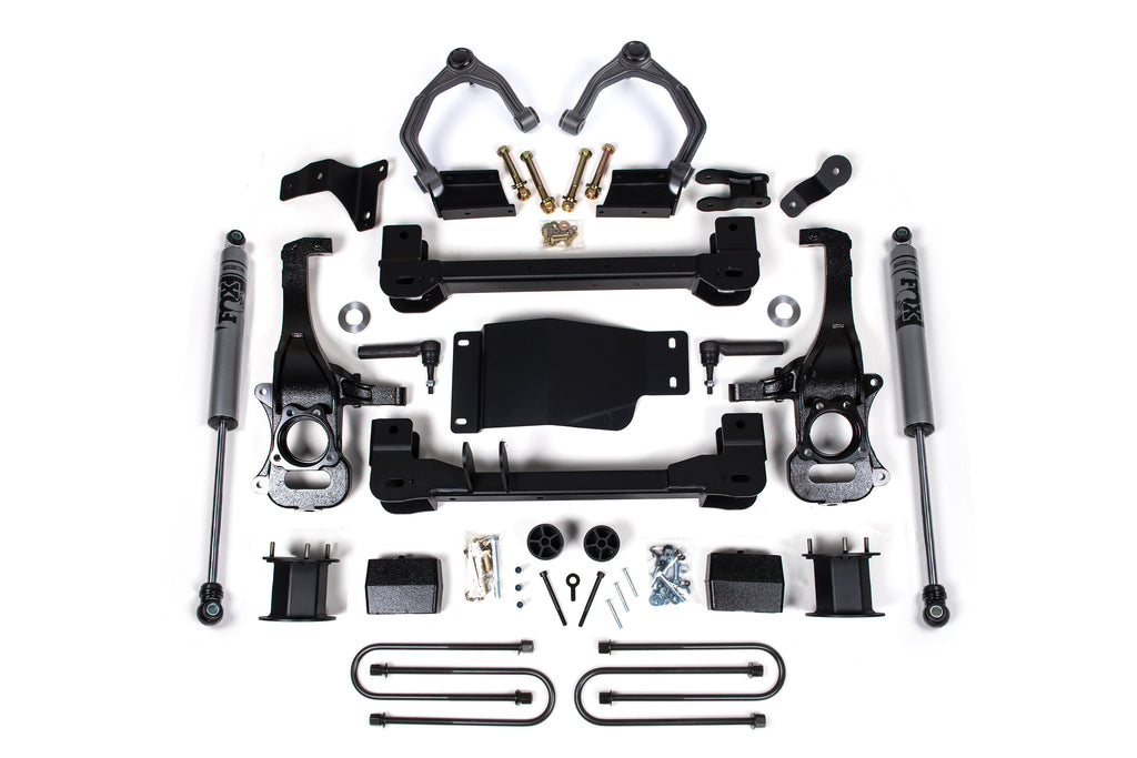 4 Inch Lift Kit For 2025 Silverado/Sierra 1500 4WD 3 Inch Rear Block Spacer Front Zone Offroad