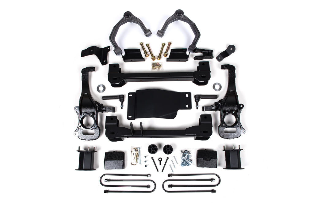 6 Inch Lift Kit For 2025 Silverado/Sierra 1500 Custom/LT/LTZ/PPV/RST/WT/Elevation/PRO/SLE/SLT 4WD 5 Inch Rear Block Spacer Front Zone Offroad