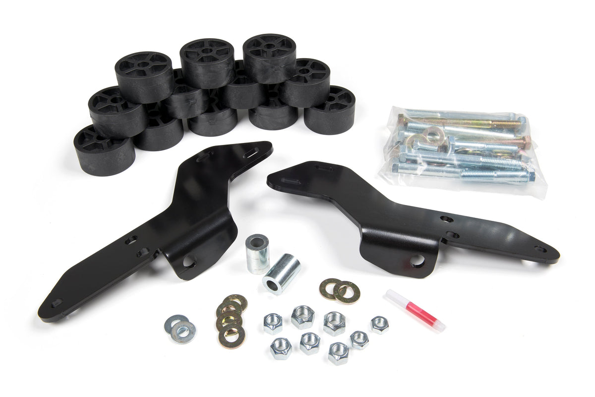 07-13 Chevrolet Avalanche 1.5 Inch Body Lift Zone Offroad