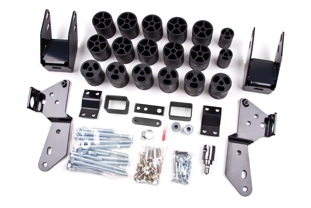 07-13 GM 1500 3 Inch Body Lift Zone Offroad