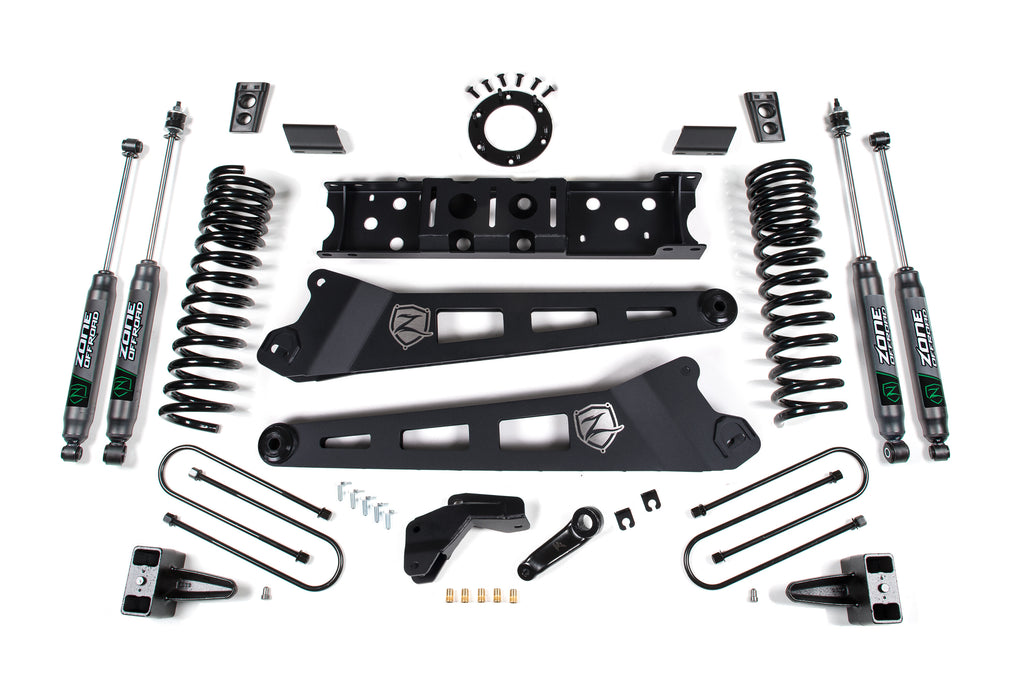 19-24 RAM 3500 4 Inch Radius Arm Gas 3 Inch Rear Block Without Overload Zone Offroad