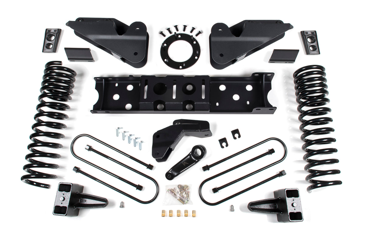 19-24 RAM 3500 4 Inch Radius Arm Bracket Gas 3 Inch Rear Block Without Overload Zone Offroad