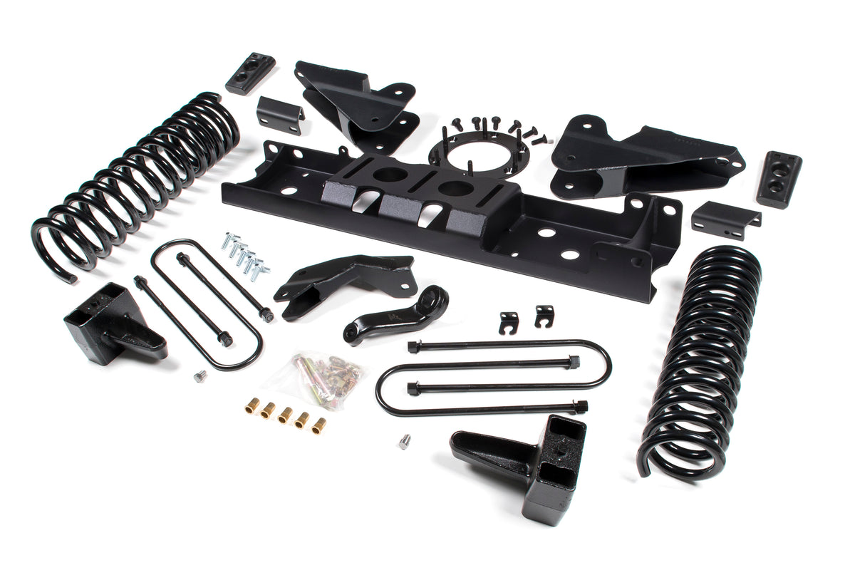 19-24 RAM 3500 4 Inch Radius Arm Bracket Gas 3 Inch Rear Block Without Overload Zone Offroad