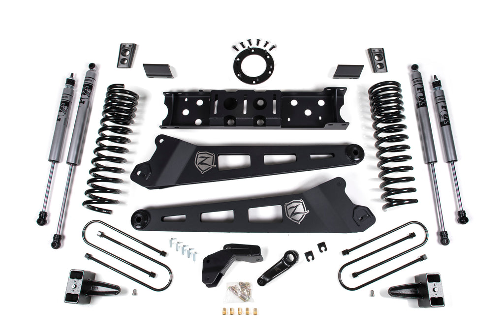 19-24 RAM 3500 4 Inch Radius Arm Bracket Gas 3 Inch Rear Block Without Overload Zone Offroad