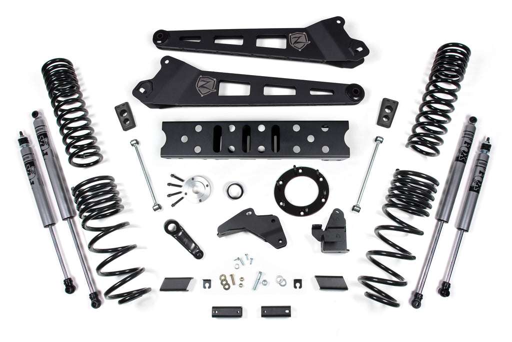 19-24 RAM 2500 6.5 Inch Radius Arm 4.5 Inch Rear Coils Diesel 6-Bolt T-Case Zone Offroad